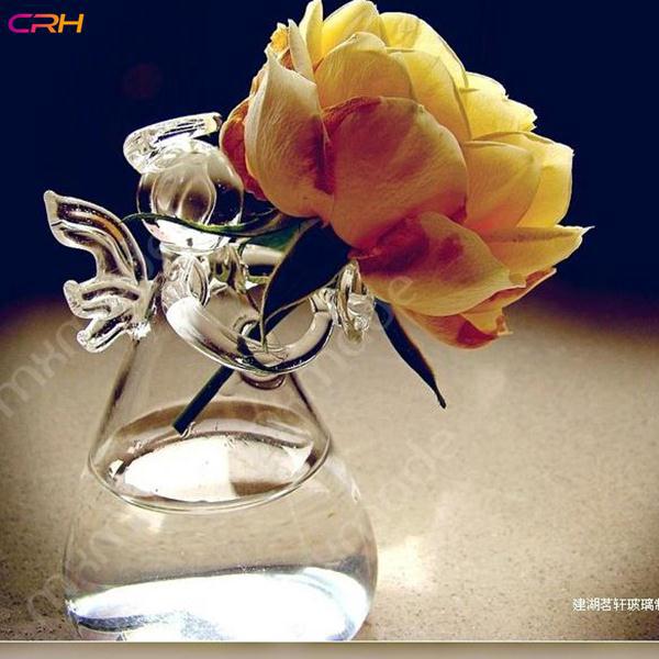 Bình bông thủy tinh trong suốt độc đáo