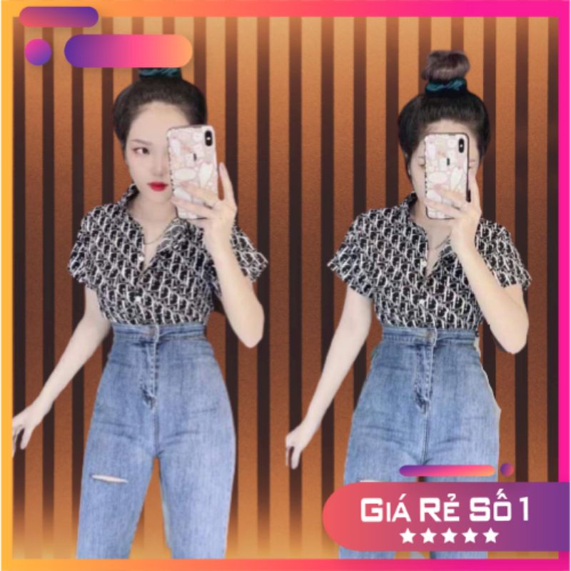 Quần jean nữ rách, quần bò nữ lưng cao dáng ôm 1 nút chất vải jeans mịn co giãn 4 chiều