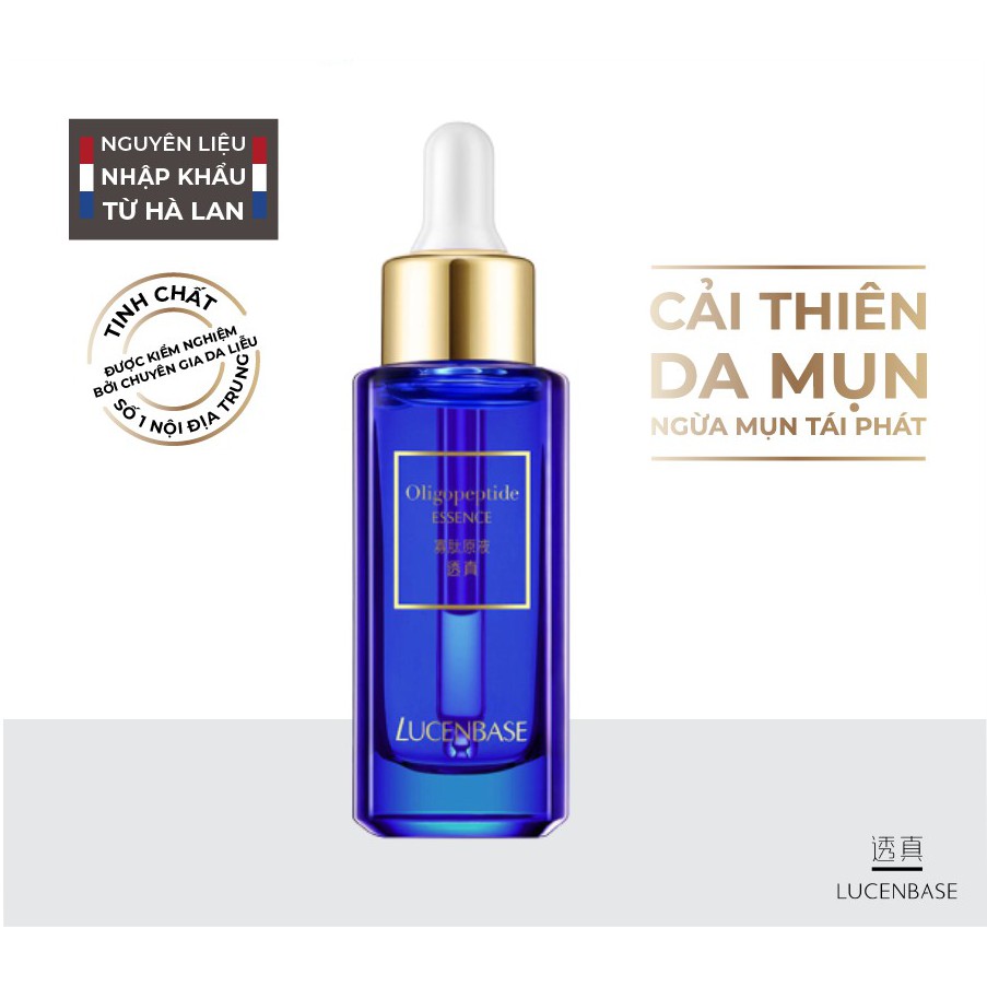 Serum Lucenbase Oligopeptide Giảm Mụn Cải Thiện Da Thâm - Review