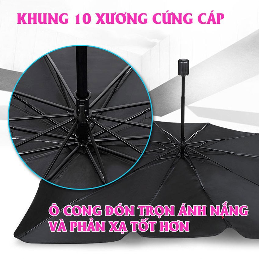 Ô Dù Che Nắng Kính Lái Xe Hơi 7 Chỗ  Cao Cấp - Tấm Chắn Nắng Giảm Nóng Cho Ô Tô Cao Cấp