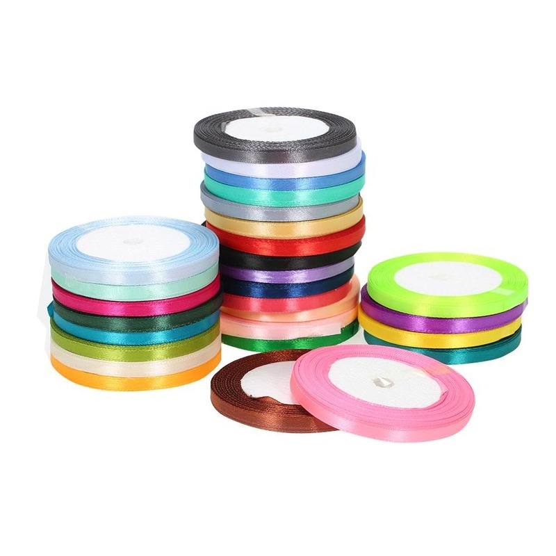 Cuộn Dây Ruy Băng Lụa Satin 10M Dùng Trang Trí Tiệc Cưới