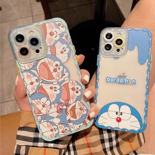 Ốp lưng silicon chống sốc viền nổi đủ dòng i am doraemon