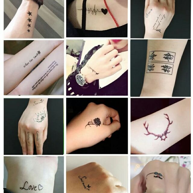 Hình xăm tatoo mini (ngẫu nhiên)