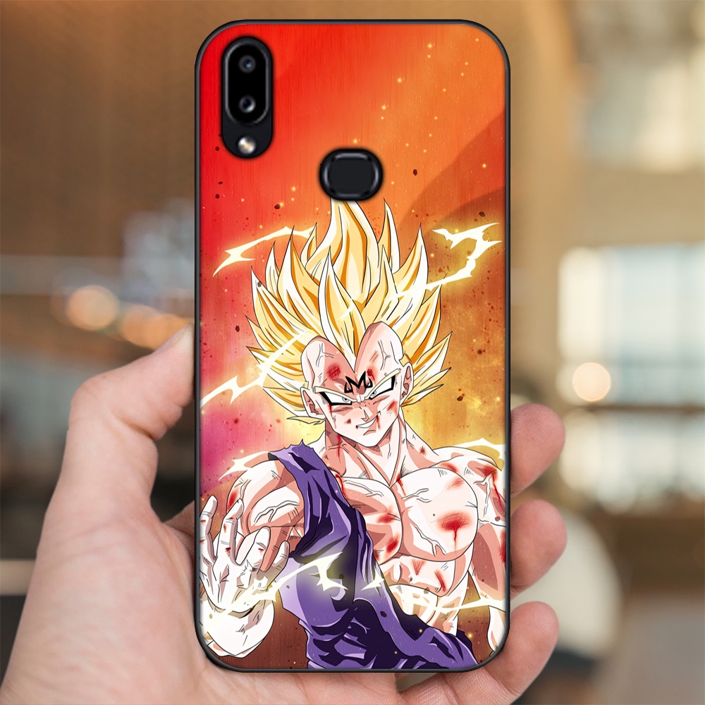 Ốp lưng Samsung A10S viền đen in hình Vegeta Dragon Ball