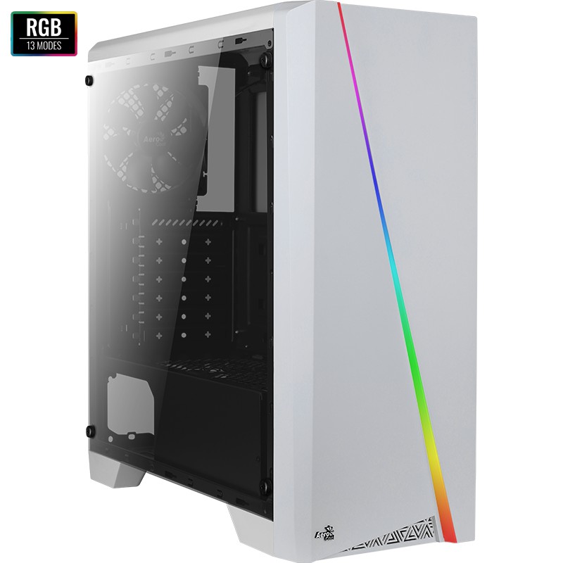 Vỏ Thùng Máy Case Aero Cool Cylon WG/BG Tempered Glass Mid-Tower Led RGB New 100% #7