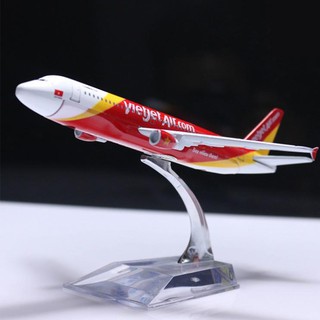 Mô hình máy bay Vietjet air 16cm