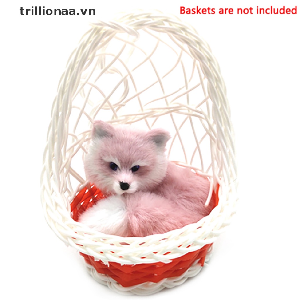 Đồ Chơi Mô Hình Cáo Dễ Thương Dùng Trang Trí Nhà Cửa