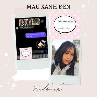 (KHÔNG TẨY) Thuốc nhuộm tóc xanh đen