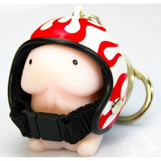 Combo 3 (ba cái-khách đọc kĩ) Móc khóa con ciu đội mũ bảo hiểm  PGD0277