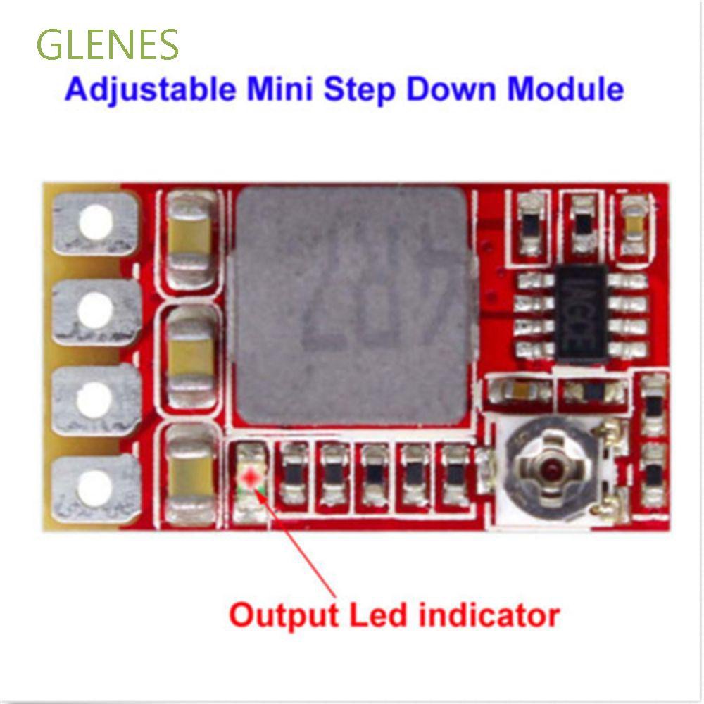 GLENES Practical Buck Step-down Converter Mini 3A Power Module DC-DC 5V 3V 12V 3.3V 9V Adjustable/Multicolor