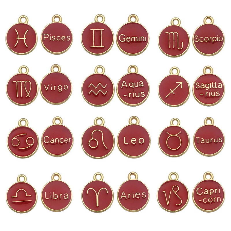 Set 12 Mặt Dây Chuyền Hình Chòm Sao Với 6 Màu