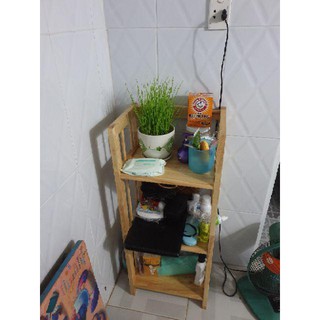 🚫𝐌IỄN PHÍ SHIP🚫 Kệ Sách Gỗ Đa Năng 3 Tầng 65cm