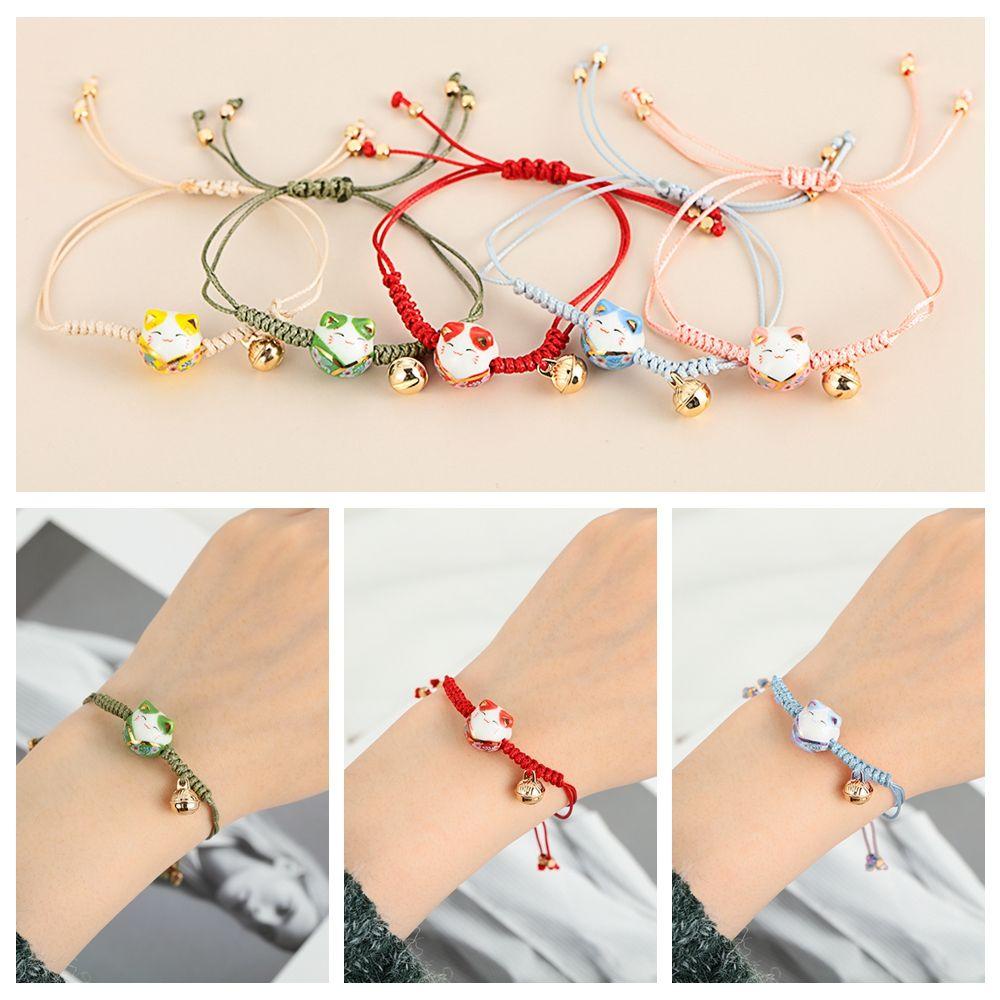 SUMU Vòng Đeo Tay Hình Mèo May Mắn