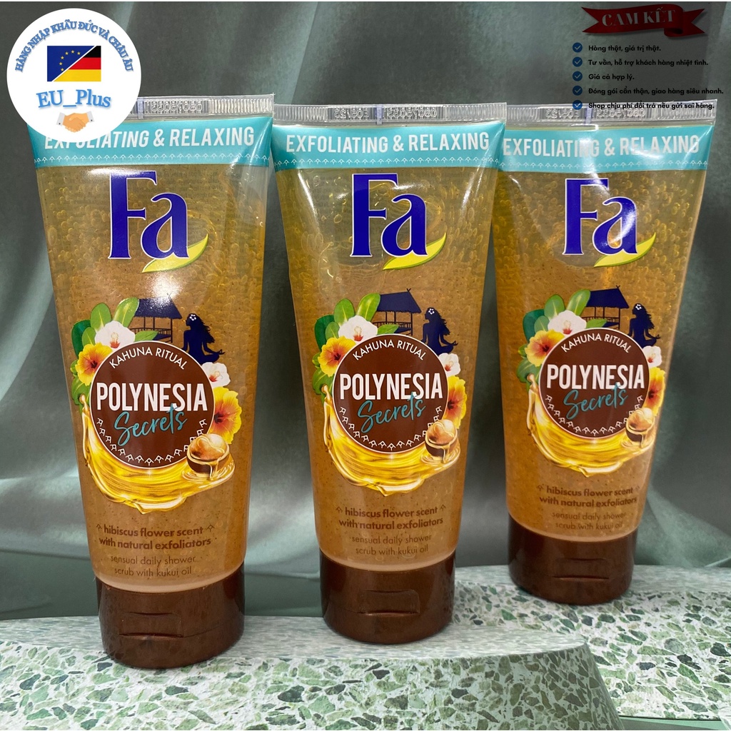 Sữa Tắm FA Tẩy Da Chết Polynesia 200 ML  Đức