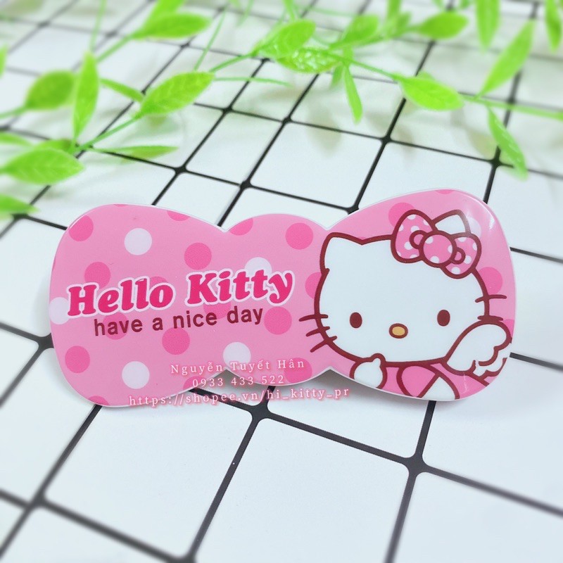 Gương lược bỏ túi Hello Kitty