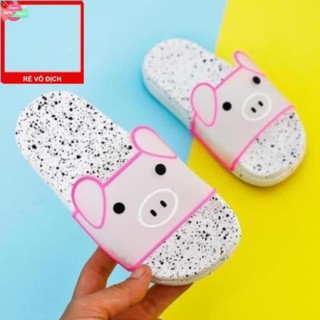 [FREESHIP] Dép mang trong nhà hình heo, dép nhựa mềm, đi êm chân và không thấm nước 9035