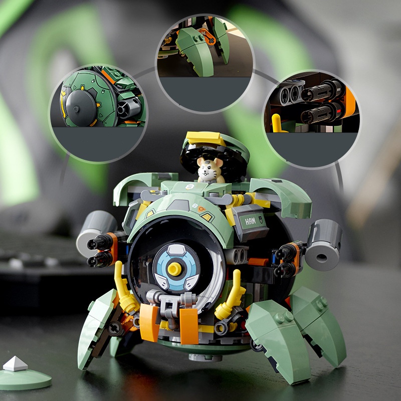 Đồ Chơi Lắp Ráp Kiểu LEGO Mô Hình Wrecking Ball Hamster Mech Robot 12in1 Với 227 Mảnh Ghép