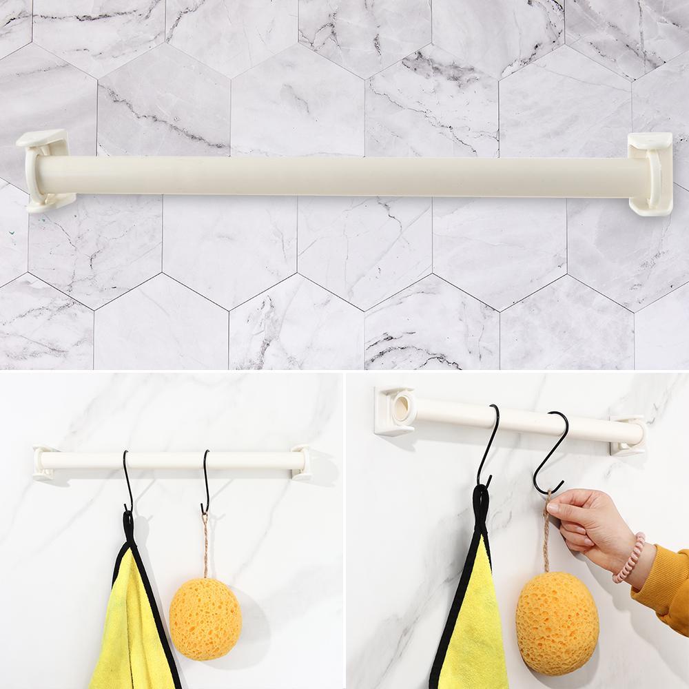 UUMIR Bộ 2 Giá Đỡ Treo Rèm Cửa Nhà Tắm Đa Năng Tùy Chỉnh Tiện Dụng