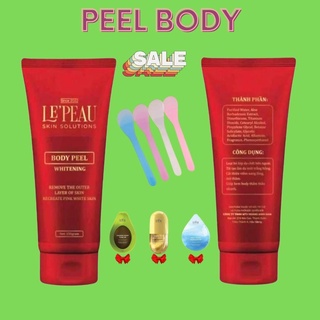Peel da body le'peau, peel nách, trắng sáng, mờ thâm 150gr