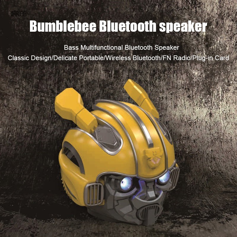 Loa Bluetooth Thông Minh Hình Nón Bảo Hiểm Bumblebee