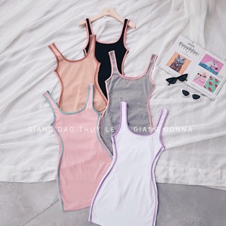 Đầm body thun viền 😍❤️😍 cực sexy tôn dáng 😍❤️