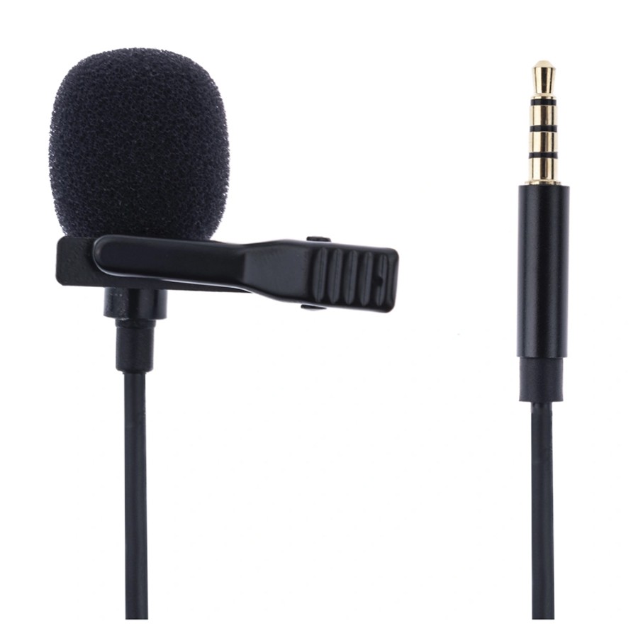 Mic Thu Âm Cho Điện Thoại Cài Áo Mini Giắc Cắm 3.5 mm Lavalier Microphone GL-119, Cho Quay Video Và Micro Livestream