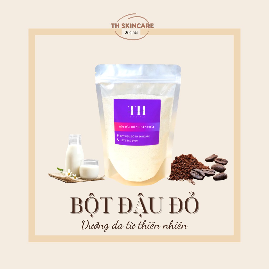 Bột đậu đỏ dưỡng da nguyên chất TH Skincare