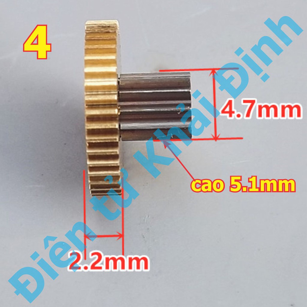 Bộ 5 bánh răng hộp giảm tốc chất lượng độ chính xác cao kde5952