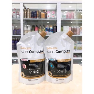 Hấp dầu Nano complex phục hồi giữ màu Lavox 500ml