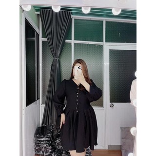 Đầm tiểu thư tay phòng #bigsize 60=>90