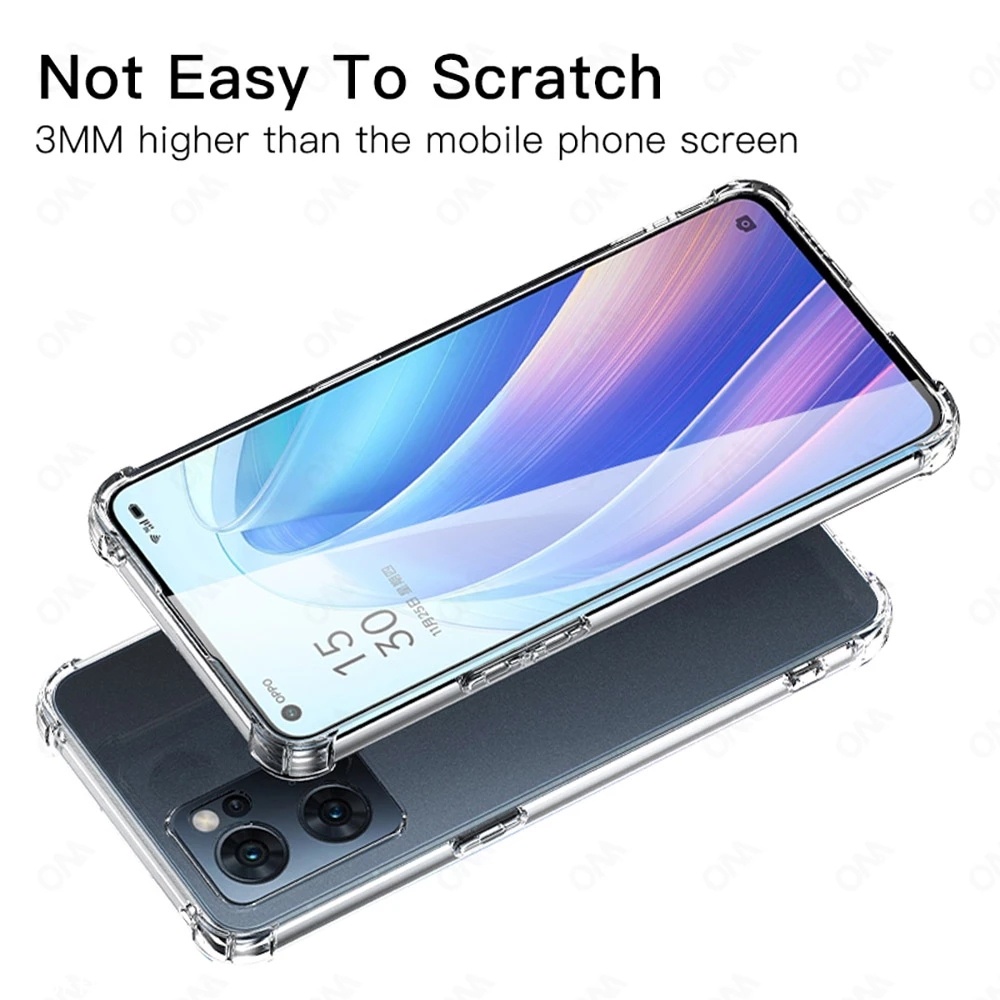 Ốp Điện Thoại Silicone Mềm Trong Suốt Chống Sốc Cho Oppo Reno 7 Pro 7Pro 7Z 6Z Reno6Z Reno7Z Reno7 Reno6 4G 5G