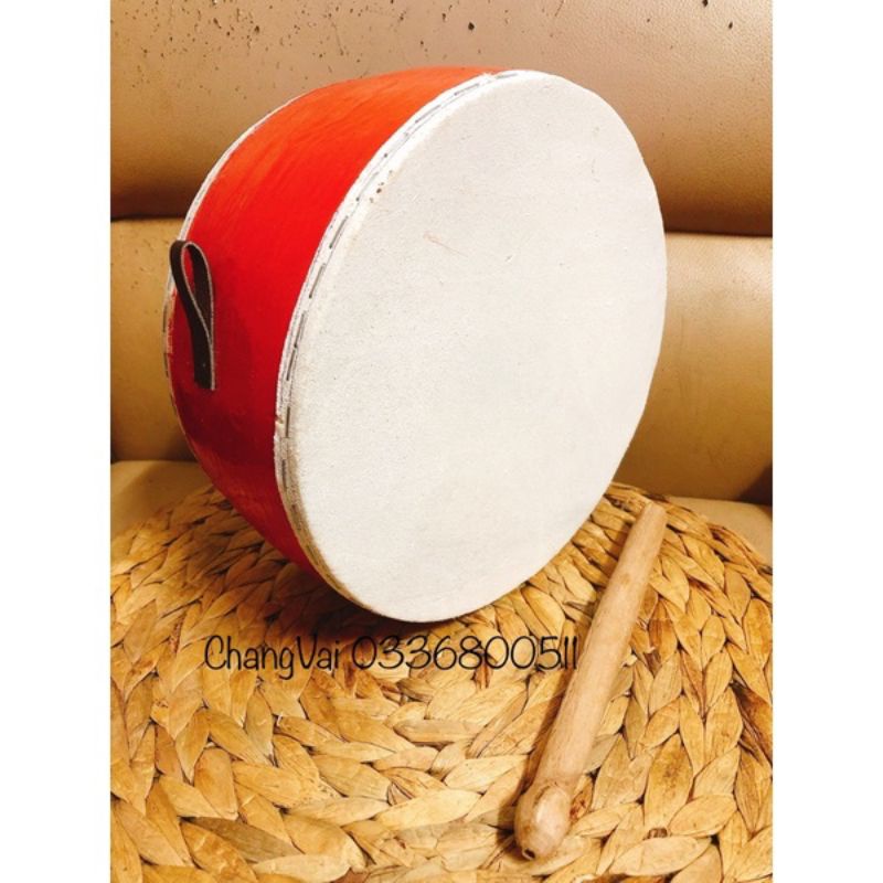 Trống da trâu, trống múa lân, đồ chơi dân gian cho bé