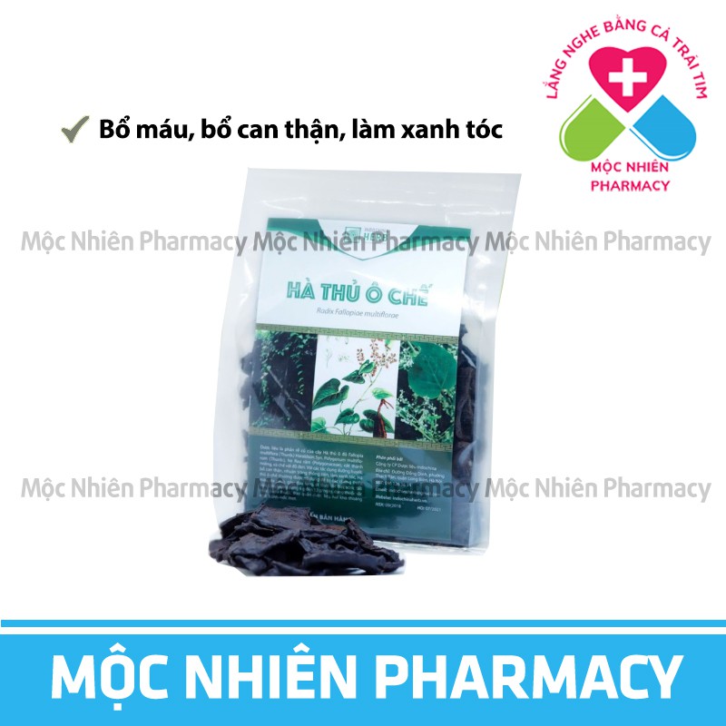 Hà Thủ Ô Chế, Bổ Máu, Bổ Gan, Bổ Thận, Làm Tóc Đen Trở Lại (Túi 500g)