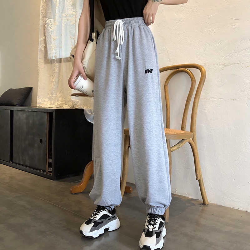 Quần Dài Ống Rộng Thêu Chữ Thời Trang Năng Động 236604 | BigBuy360 - bigbuy360.vn