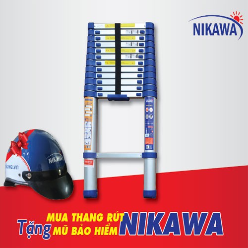 Thang Nhôm Rút Đơn Nikawa NK-48NS Gía cực tốt