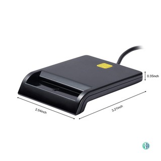 Ready Stock Type C Smart Card Reader Common Access CAC Card Reader for Sim/ATM/IC ID Cards @vn