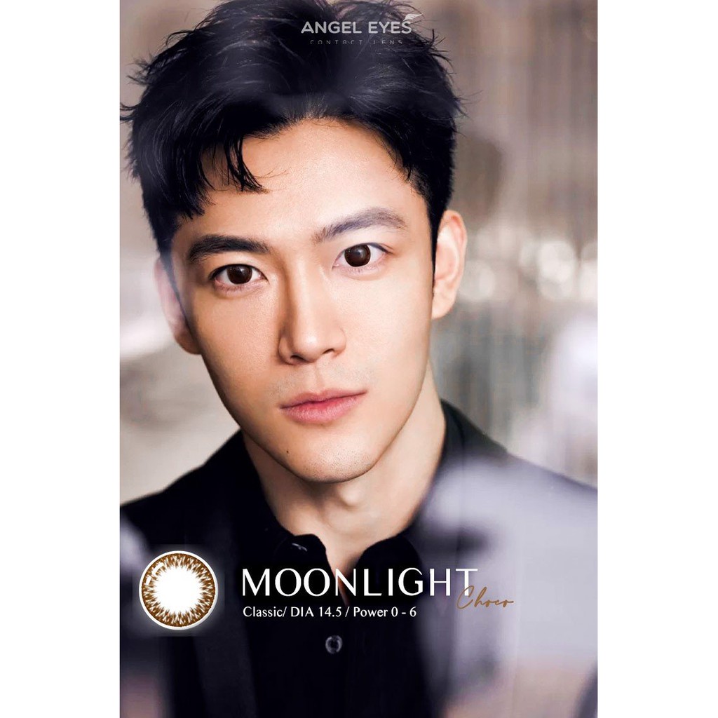 [NHẬP SRDEC130 GIẢM 20K] Contact Lens màu nâu Moonlight Choco (Cận 0-6) - Kính giãn tròng (GDia 14.5) - Đeo 8h/ngày