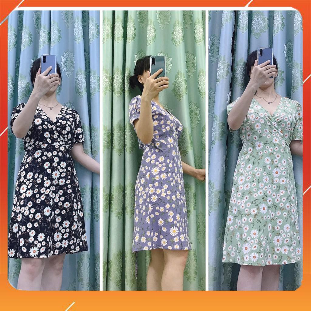 Đầm nữ cổ V dáng xòe cao cấp+++