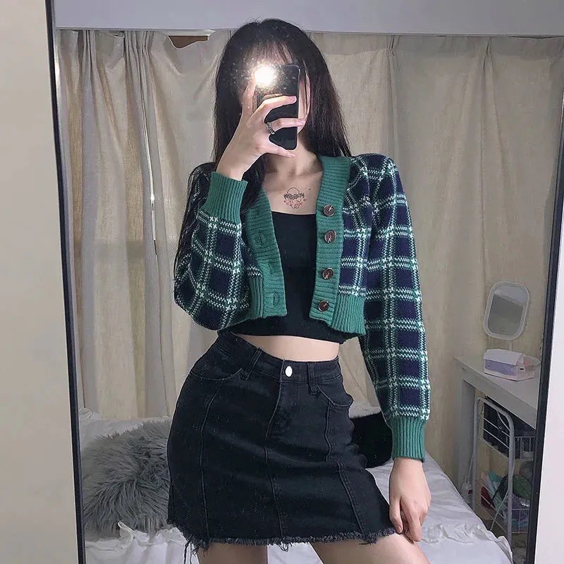 [ORDER] ÁO CARDIGAN CARO DÁNG NGẮN | BigBuy360 - bigbuy360.vn