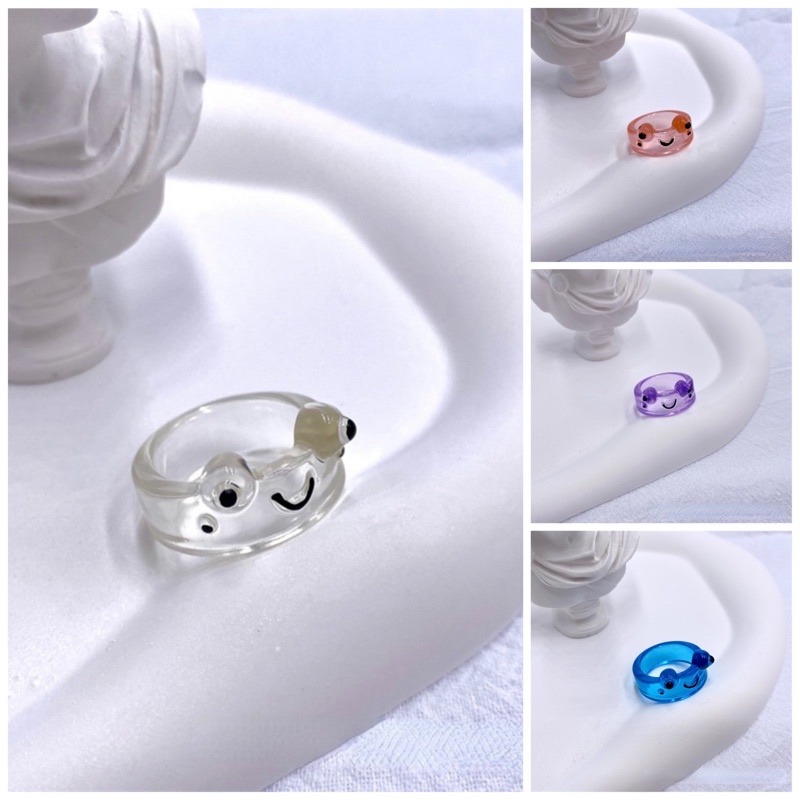 Hộp Nhẫn Hình Ếch Hoạt Hình Thời Trang Cho Các Cặp Đôi