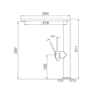 VÒI RỬA CHÉN MALLOCA K061-S