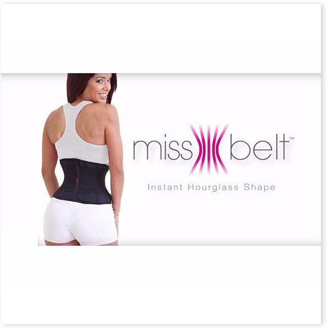 Đai nịt bụng  ⛔GIÁ SỈ⛔  Đai nịt bụng Miss Belt giảm mỡ, thiết kế thông ,minh, nâng đỡ cố định sống lưng, co dãn 3071