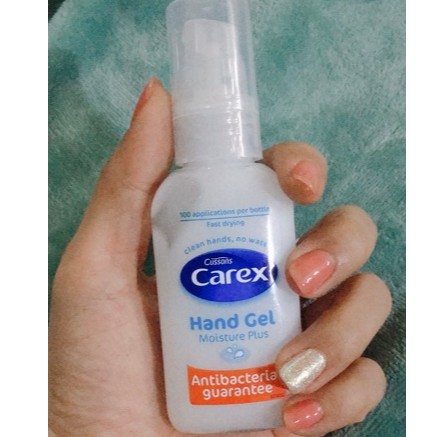 [Hàng UK] Gel rửa tay khô diệt khuẩn Carex 50ML