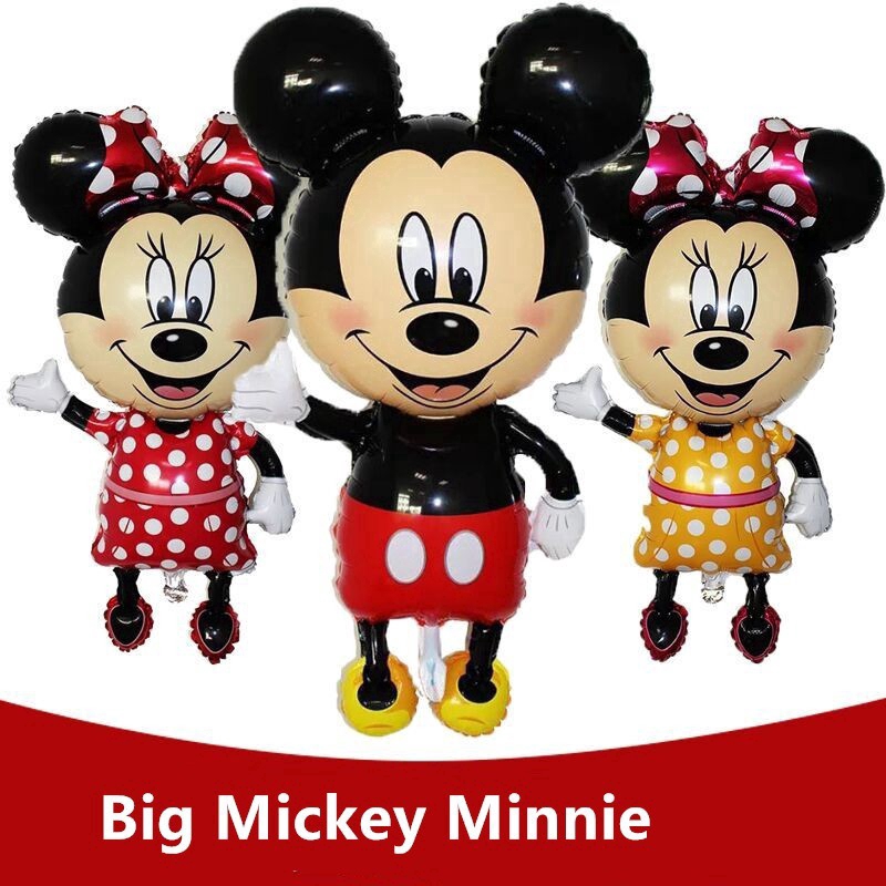 Bóng bay cỡ 110 * 68cm hình chuột Mickey dùng trang trí tiệc