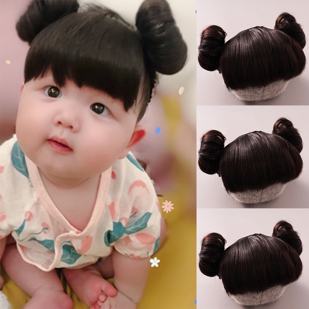 Tóc giả WIGSIN có băng đô sinh động dễ thương cho bé gái chất lượng cao