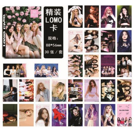 Lomo Card BLACKPINK album "KILL THIS LOVE" - 1 Hộp 30 Ảnh