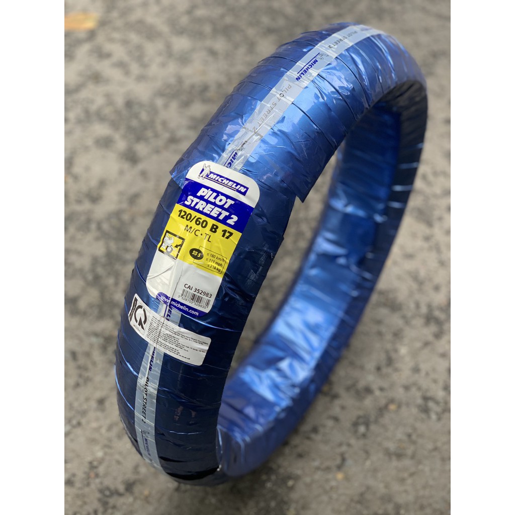 VỎ MICHELIN PILOT STREET 2 SIZE 120 x 17inchs