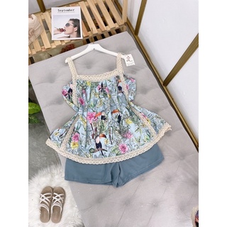 Set bộ 2s ren hoa xinh xắn