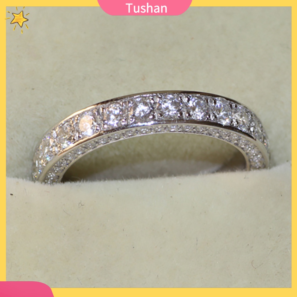 Nhẫn đính đá giả thời trang sang trọng cho nữ