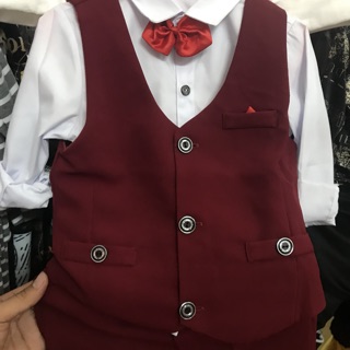 Bộ vest 4 chi tiết cho bé trai